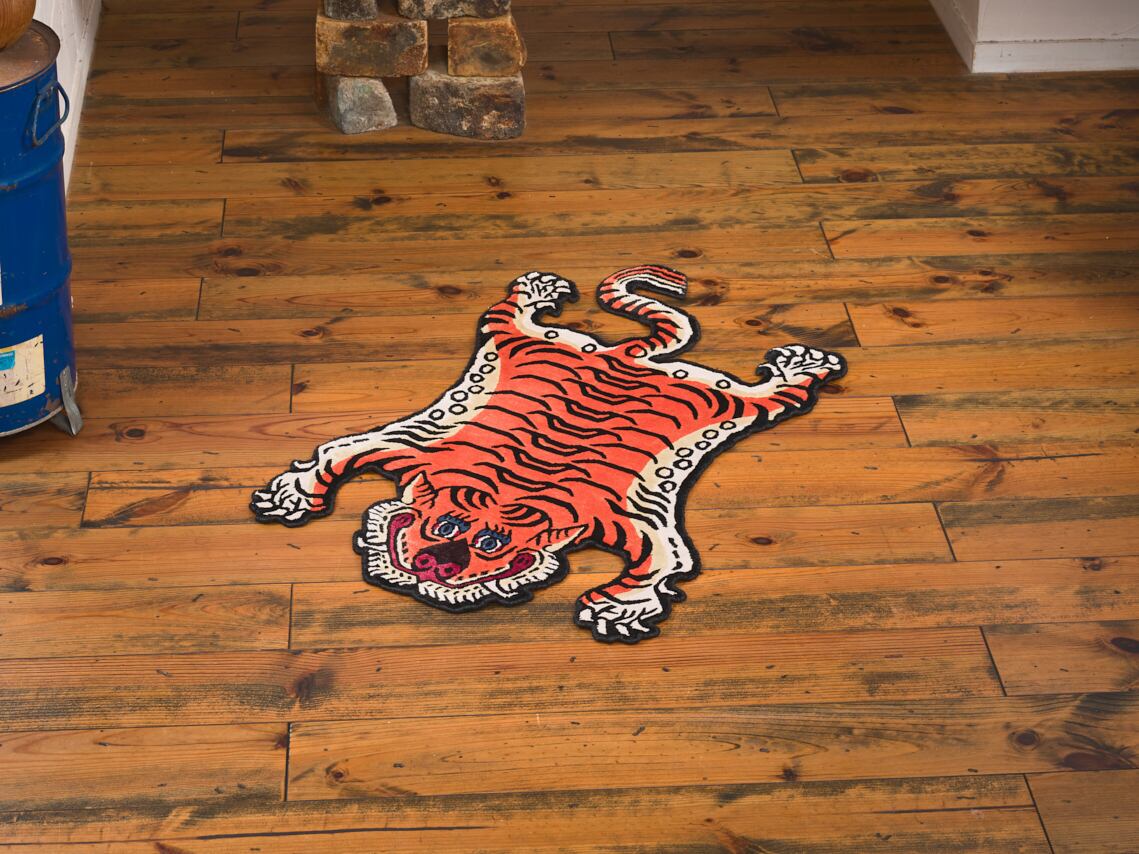 Tibetan Tiger Rug 《Sサイズ•シルク443》チベタンタイガーラグ