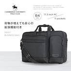 CAMBRIDGE UNIVERSITY POLO CULB ケンブリッジユニバーシティポロクラブ ビジネスバッグ 3way マチ拡張 B4 17インチ PC リュック PO-4829