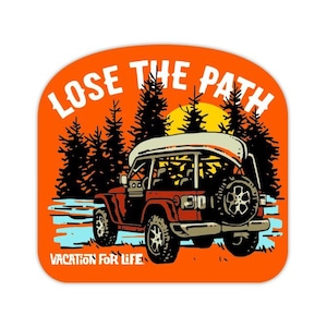 USA VFL STICKER CARD  ステッカー LOSE THE PATH STICKER　