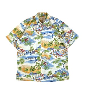 USED Aloha shirt / Cooke Street / size L