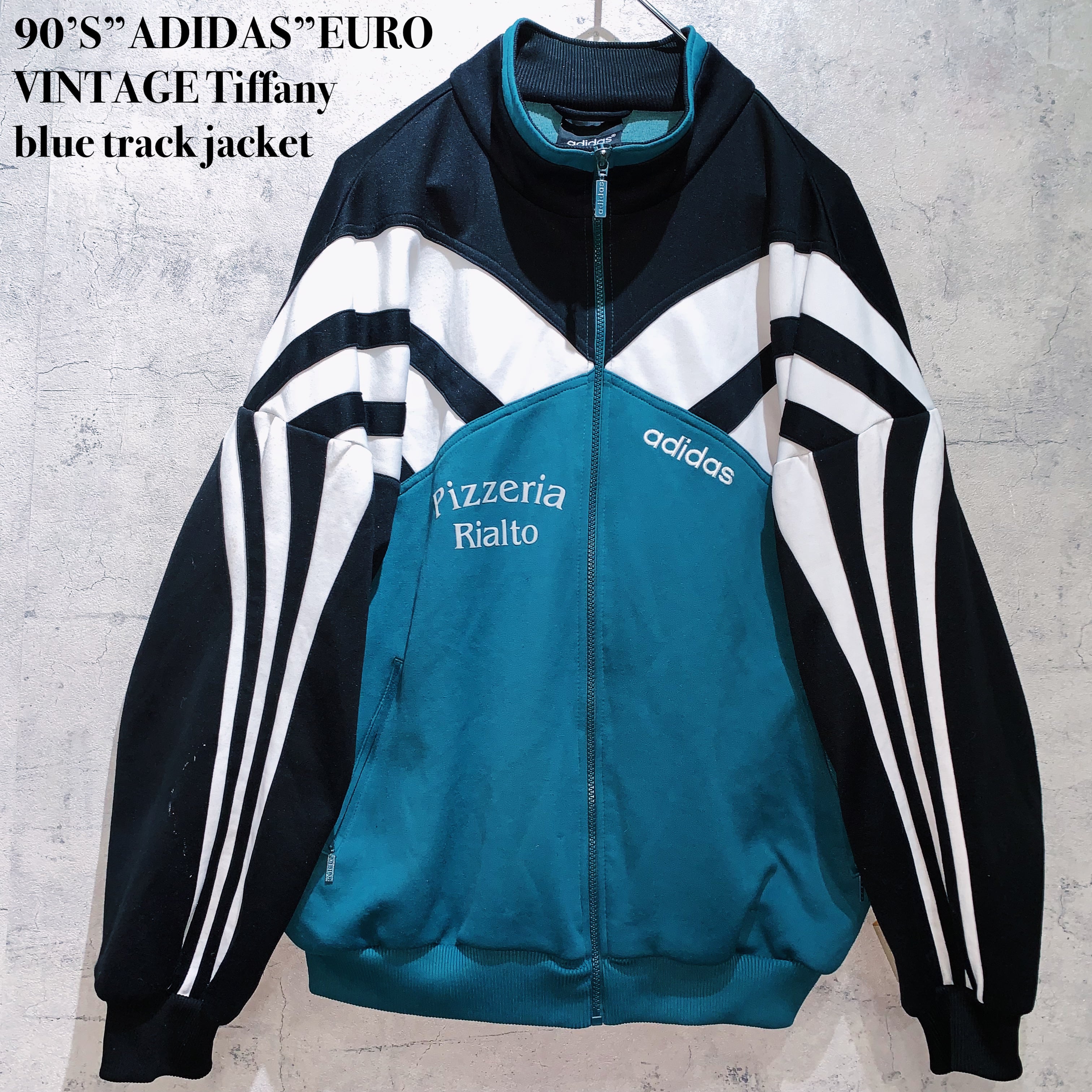 90’S”ADIDAS”EURO VINTAGE Tiffany blue track jacket | ayne powered by BASE