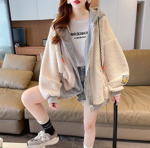 【秋冬新作】ファッショントップス♪ブラック/アンズ2色展開◆#stbfot-2s94067