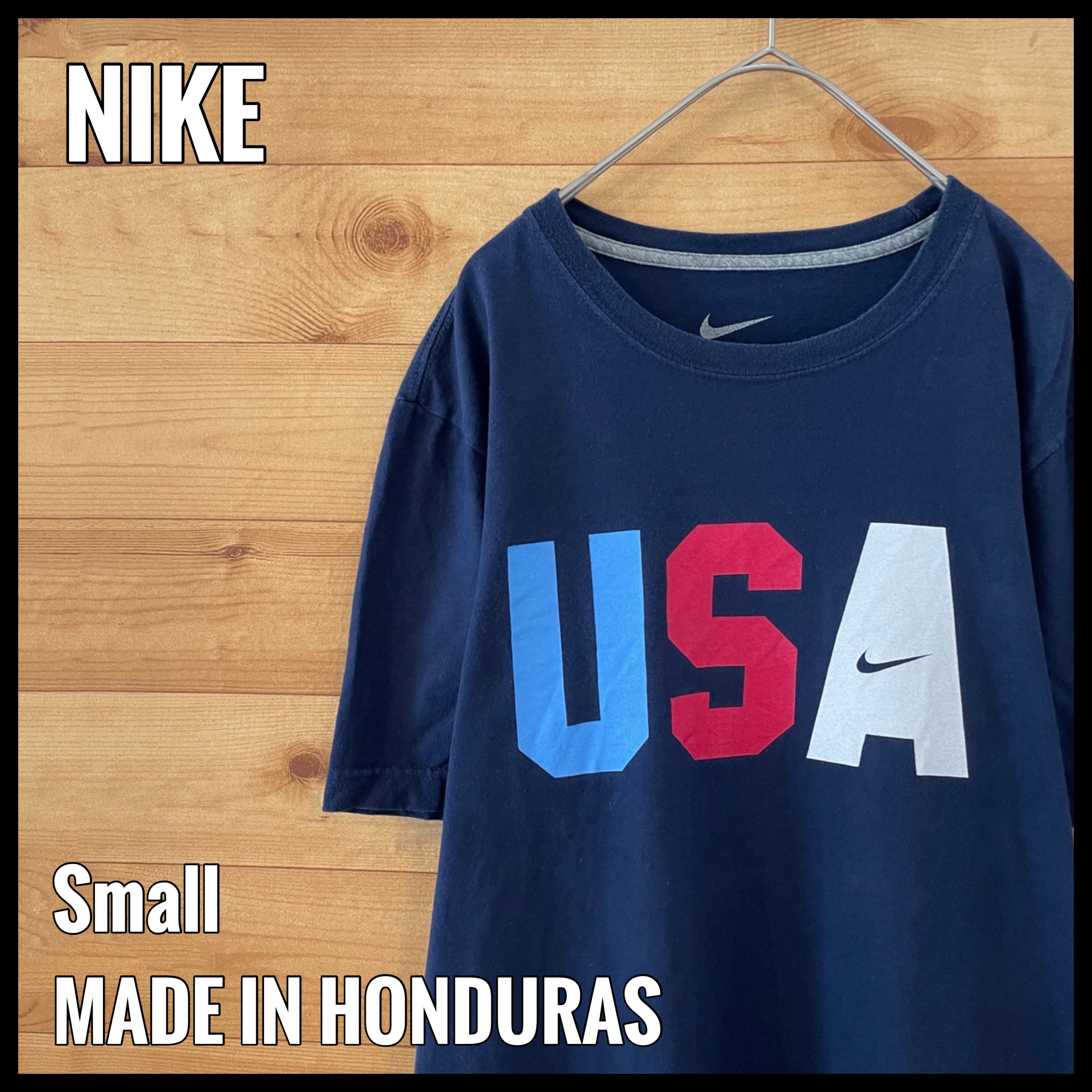 NIKE】USA ロゴ プリント Tシャツ ナイキ スウッシュ Sサイズ us古着 ...