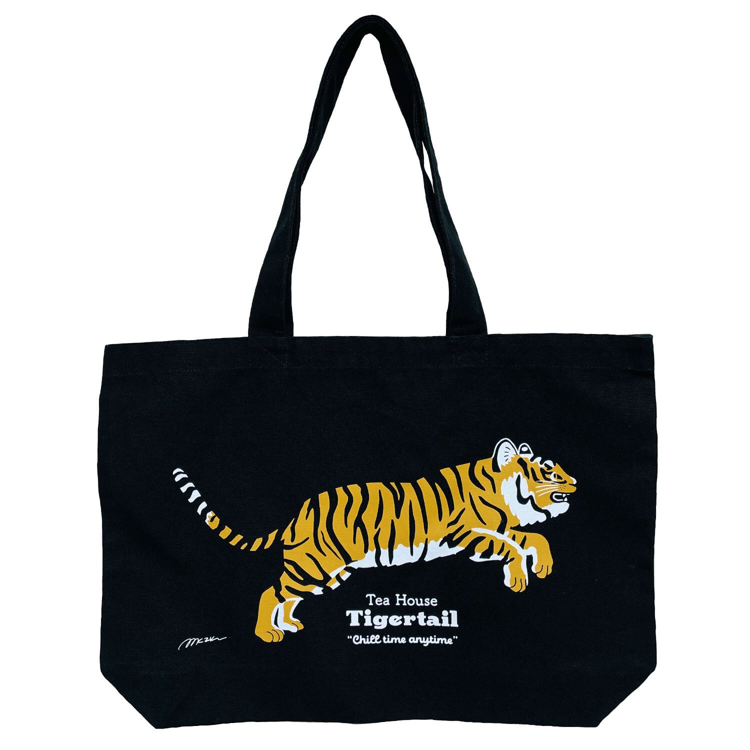 虎くん キャンバス ビッグ トートバッグ   MIKAZUKI / ミカヅキ
