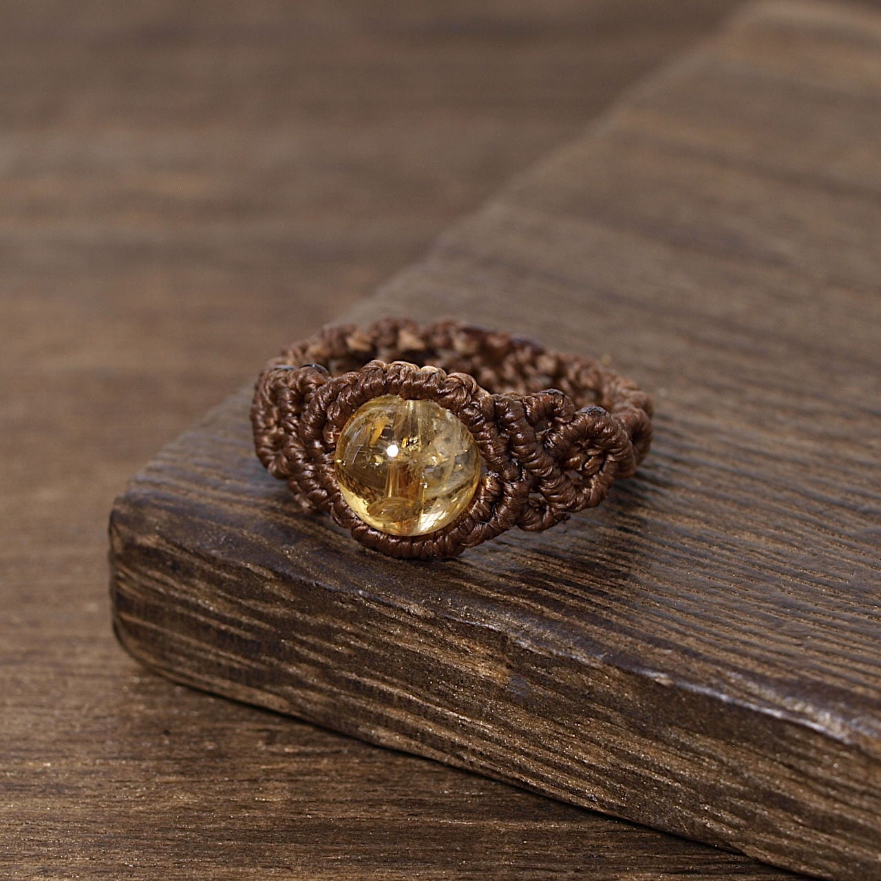 【限定】シトリンマクラメリング