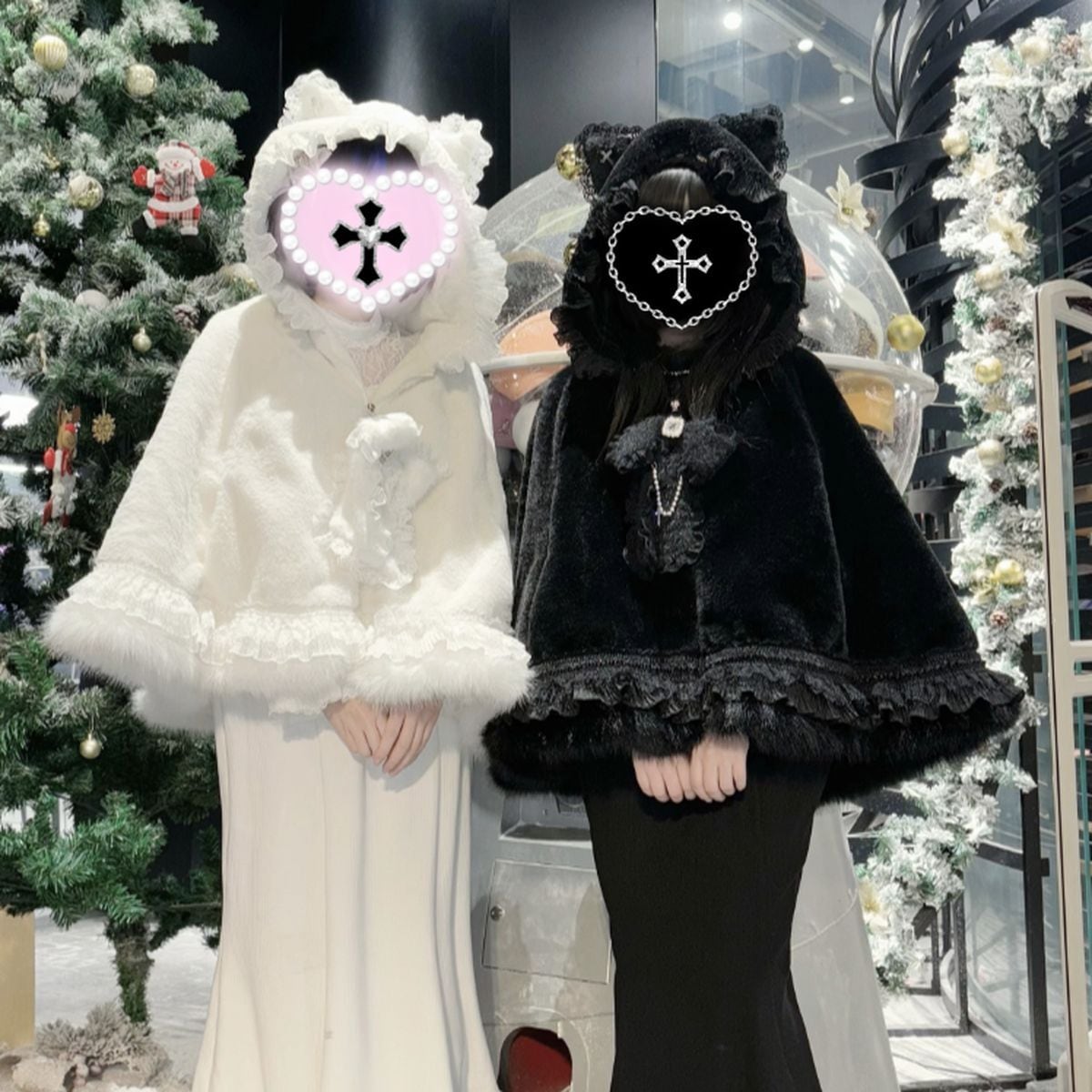 地雷系ネコミミファートリムケープコート | Maiden's Rêve