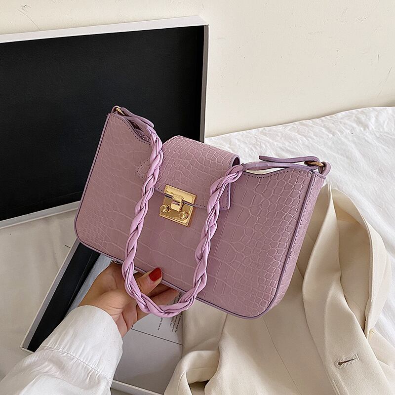 夏の小さなバッグ女性バッグ2020人気の新しいトレンディな野生のワンショルダーメッセンジャーバッグネット赤ファッション脇バッグ Tiancai_Wing_Bag1090568