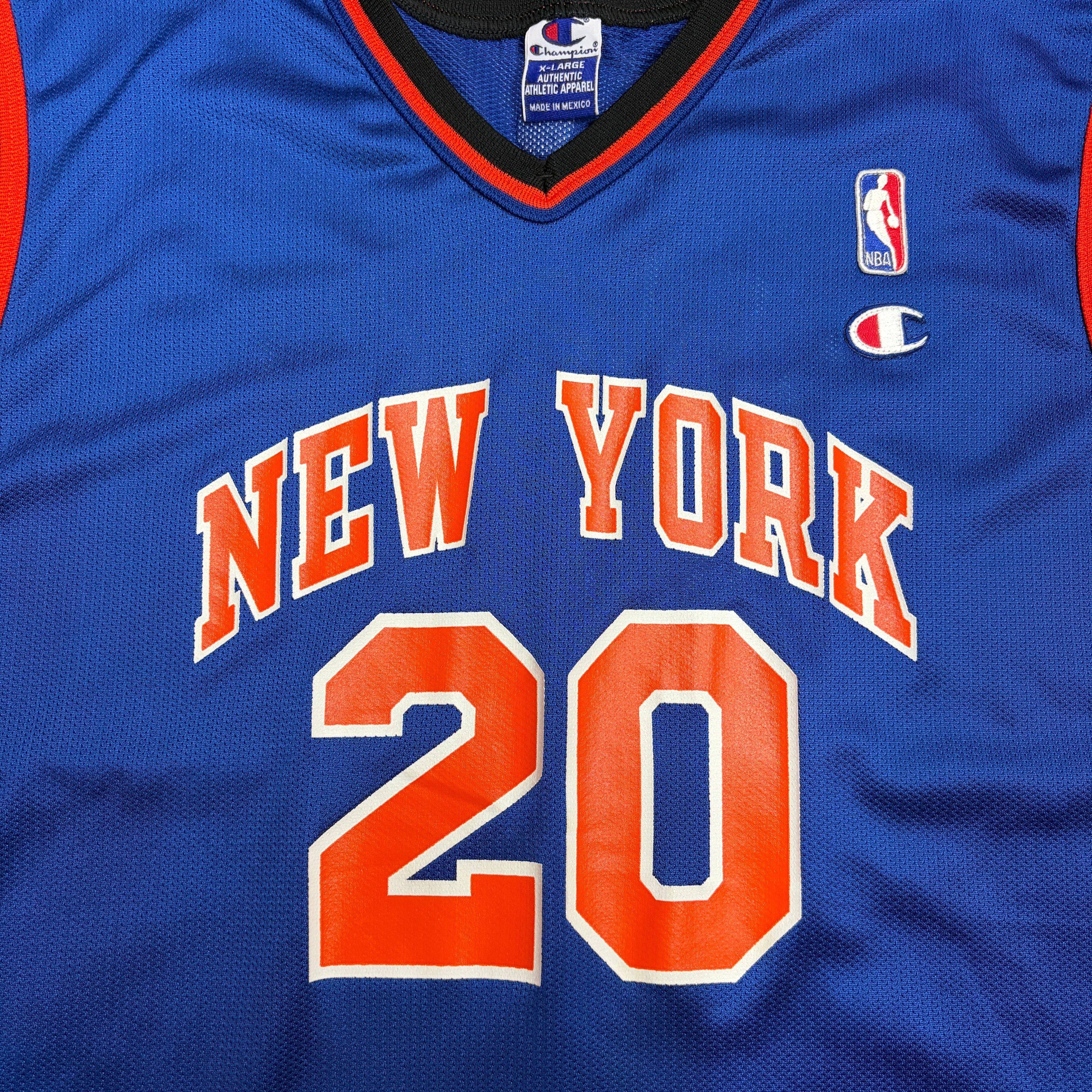 New York Knicks #20 Allan Houston NBA Jersey | TOTAL -VINTAGE SELECT-