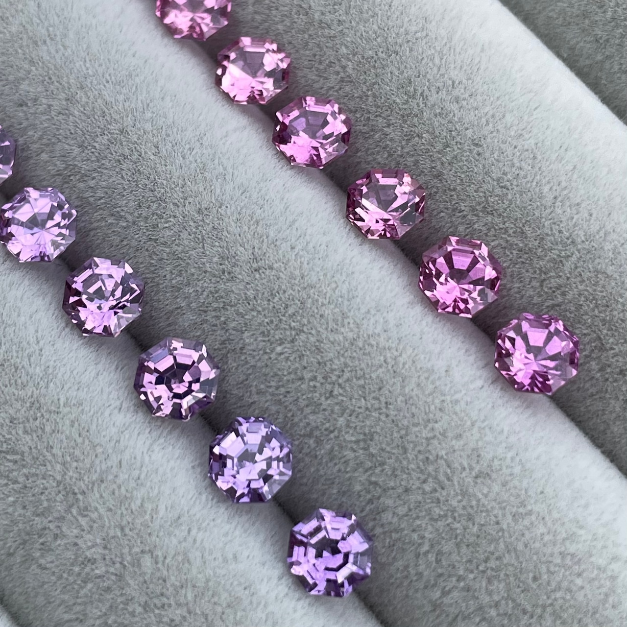 非加熱サファイア オクタゴンカット 約4mm, マダガスカル産