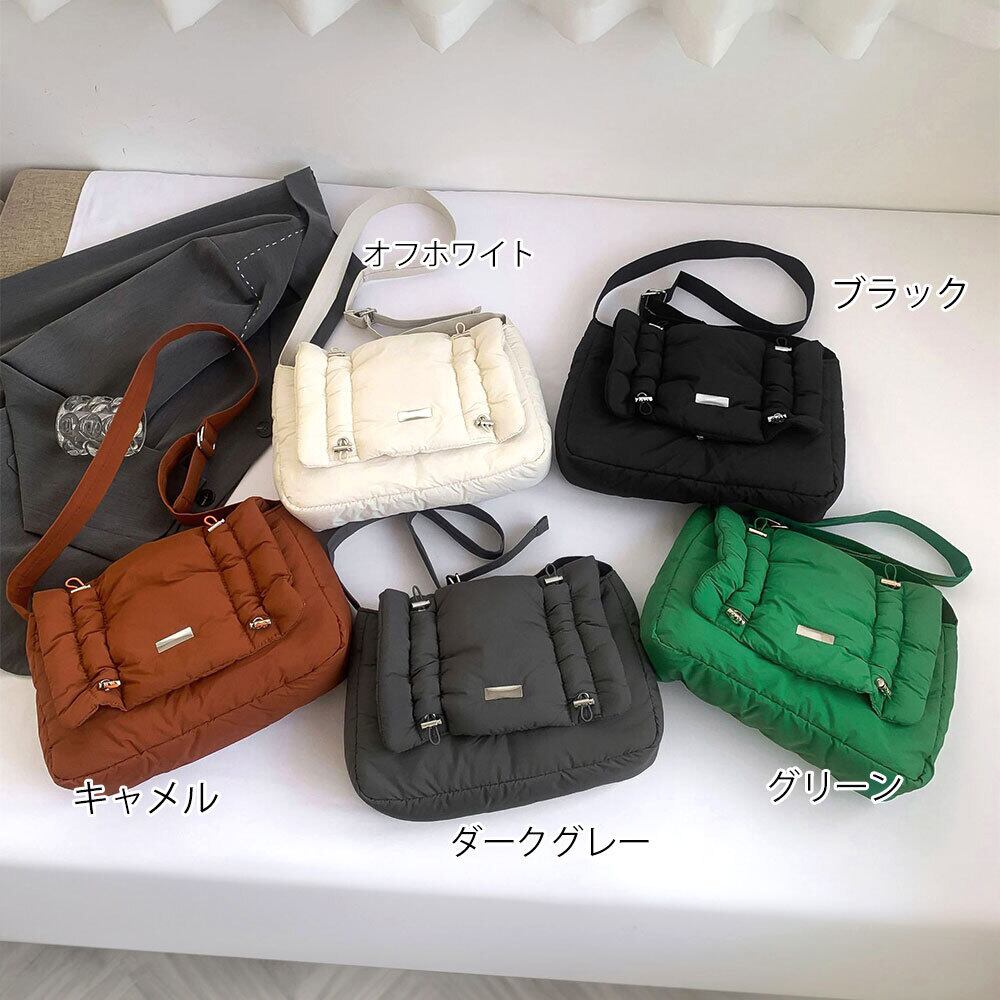 ナイロン ショルダーバッグ レディース 韓国 バッグ 大人 かわいい カジュアル ホーボーバッグ 軽量 ボディバッグ おしゃれ 大容量 ふかふか メンズ 男女兼用 大人可愛い 大人女子