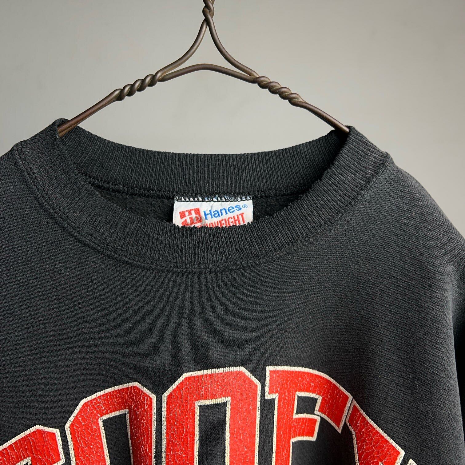 90's GOOFY Sweatshirt FadeBlack Disney 90年代 グーフィー