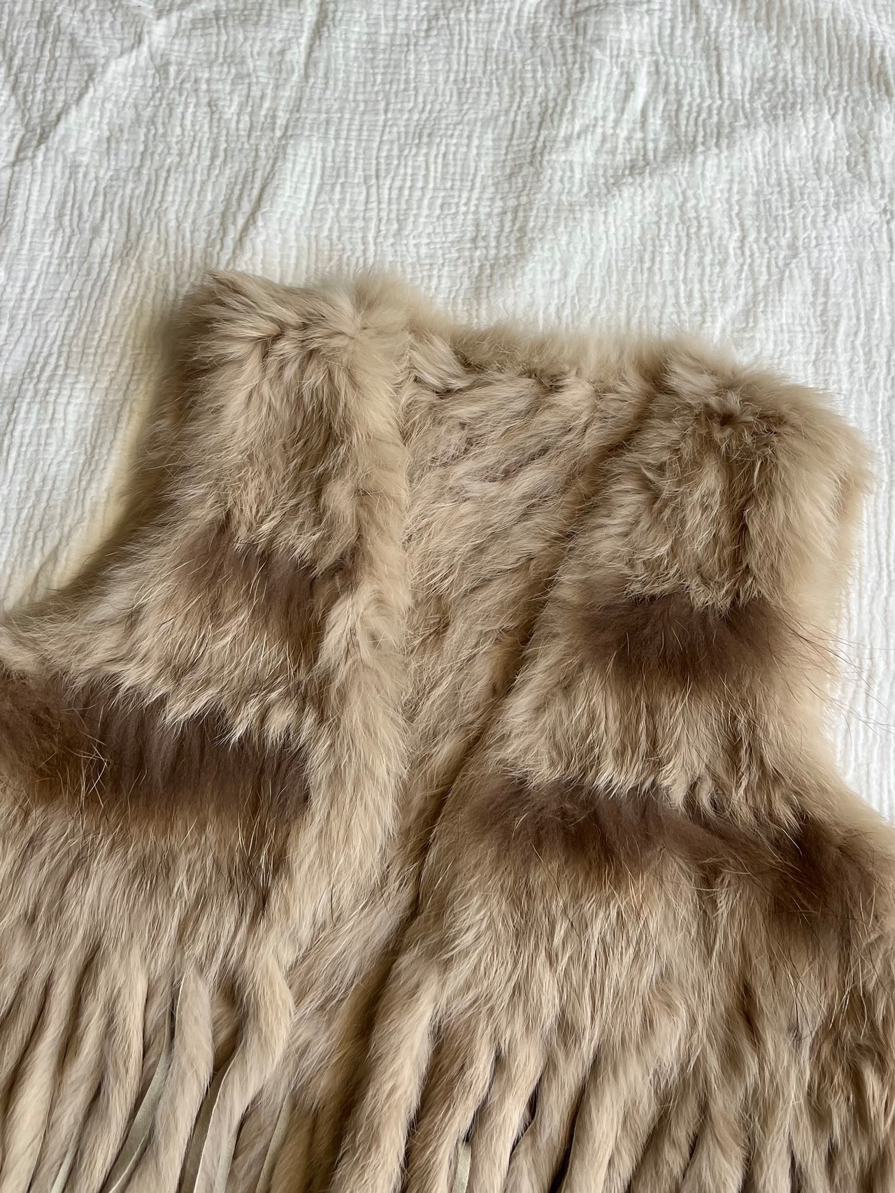 "goa" Fur Fringe Vest