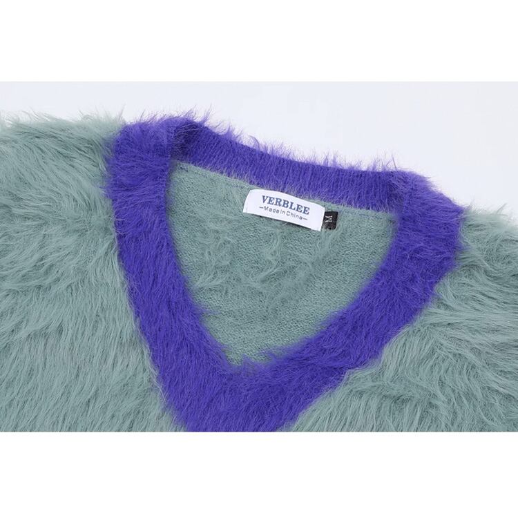 ★COLORBLOCK STRIPED VEST(unisex)　　　A0764