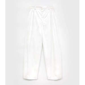 ARCH THE　COTTON VOLUME PANTS 　WHITE