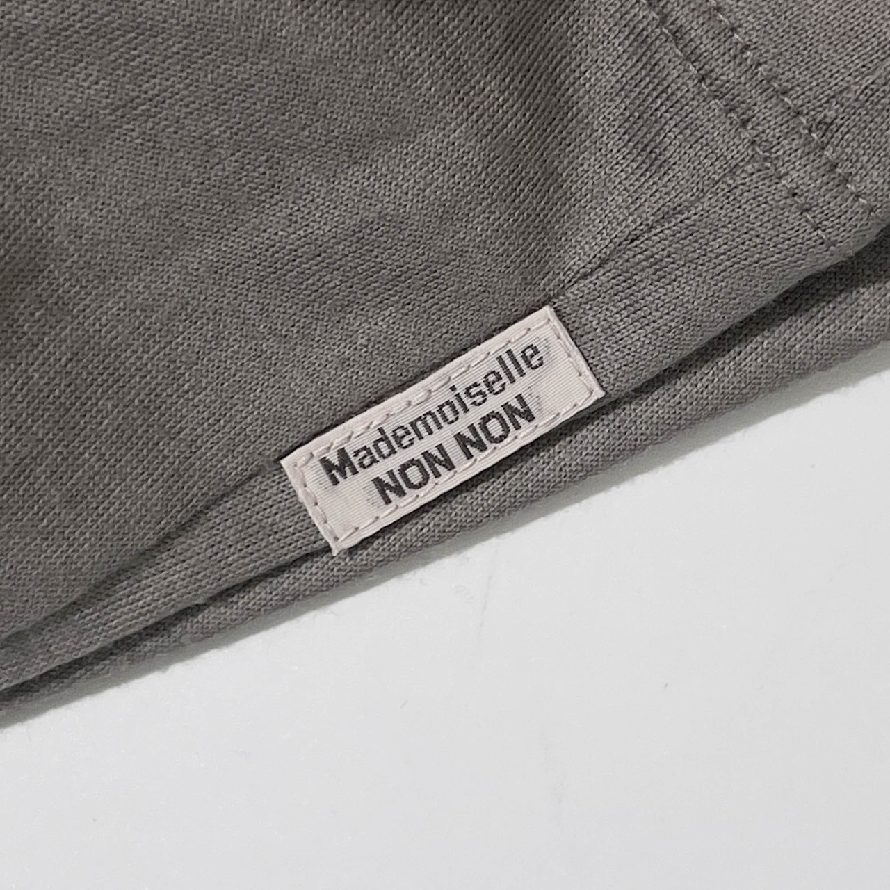 Mademoiselle NON NON マドモアゼルノンノン タートルネック 長袖 Tシャツ カットソー L/グレー系 レディース