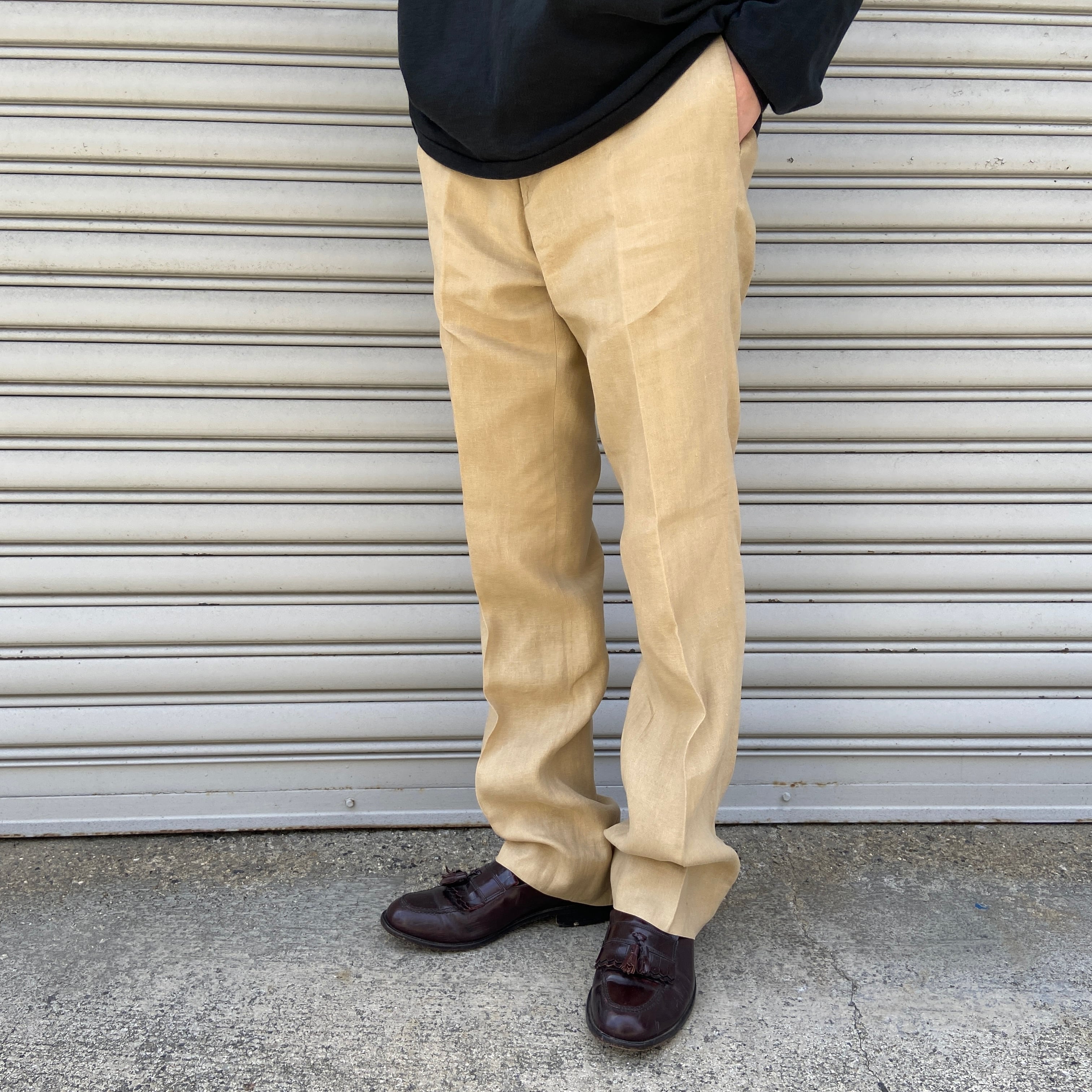 90s RalphLauren ラルフローレン 2タックワイドスラックス 90s RalphLauren ラルフローレン 2タックワイドスラックス