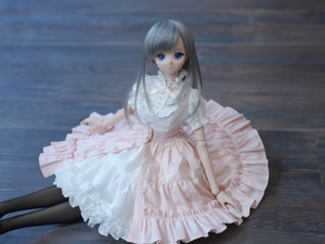 DD / DDS / smart doll対応OF【おしゃまティアードスカート（ピンク）】DD / DDS / smart doll Outfit【Oshama Tiered skirt(Pink)】