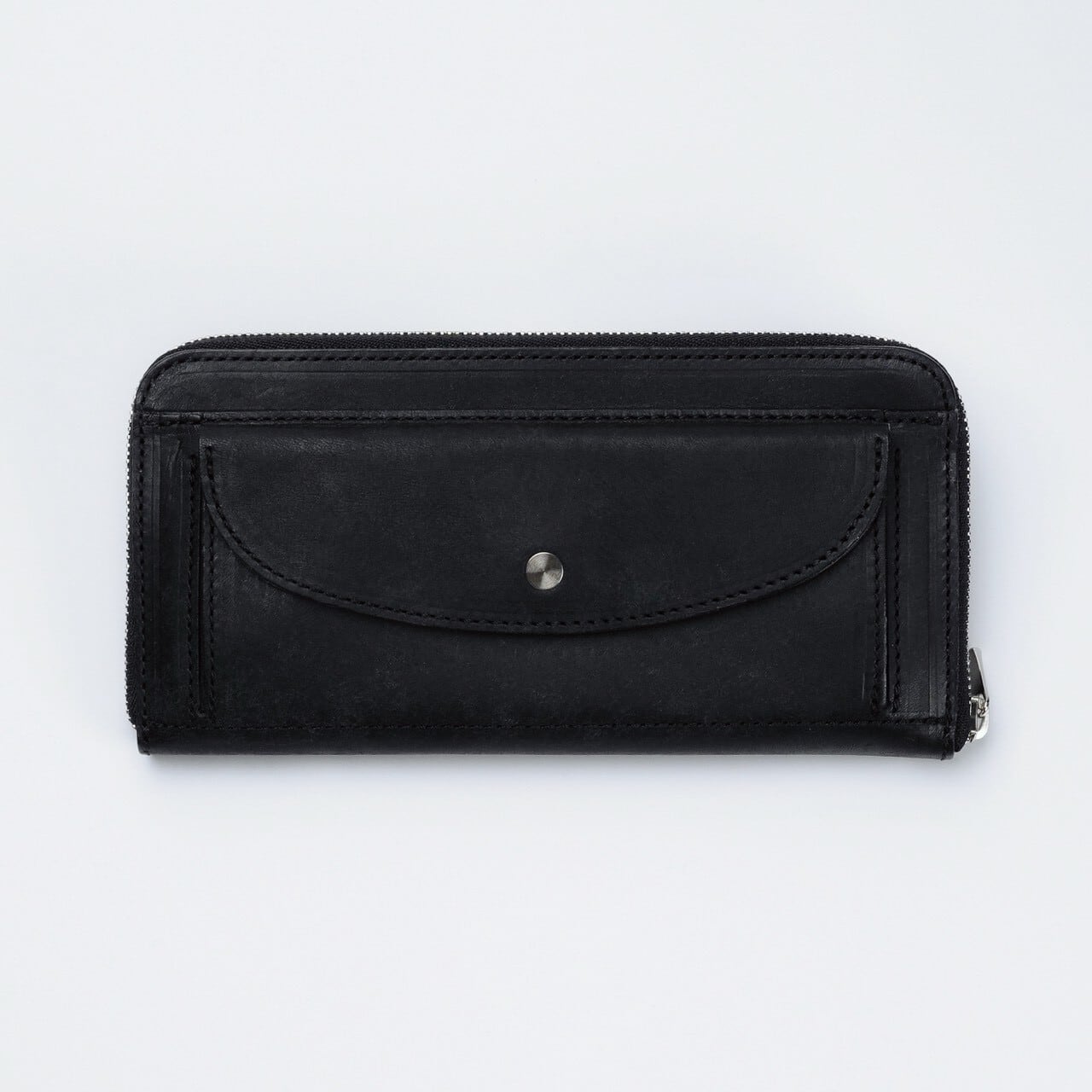 Iru×IKENOHATA GINKAWATEN】PUEBLO LEATHER ROUND WALLET / 受注生産 4