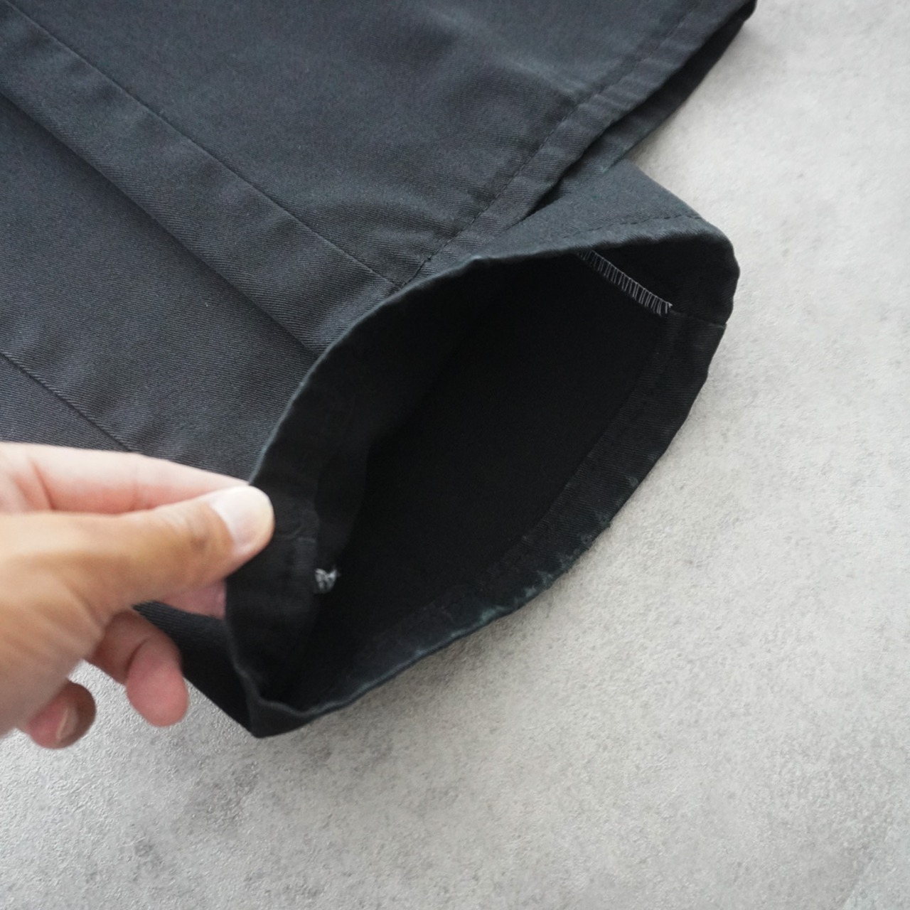 80s Dickies 874 work pants "made in USA" black [W35L26相当] 古着 - 10