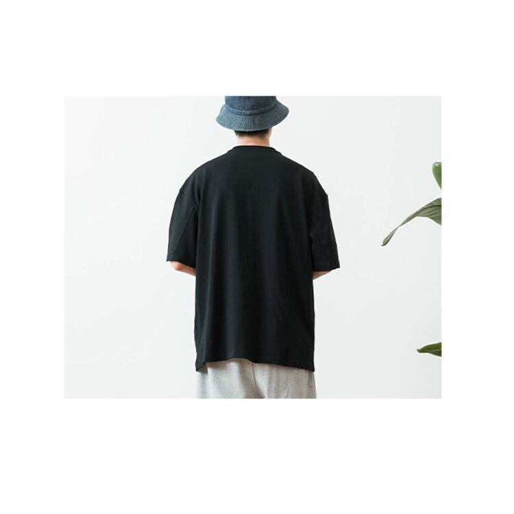 ★HENRY COLOR EMBROIDERY T-SHIRT　18055