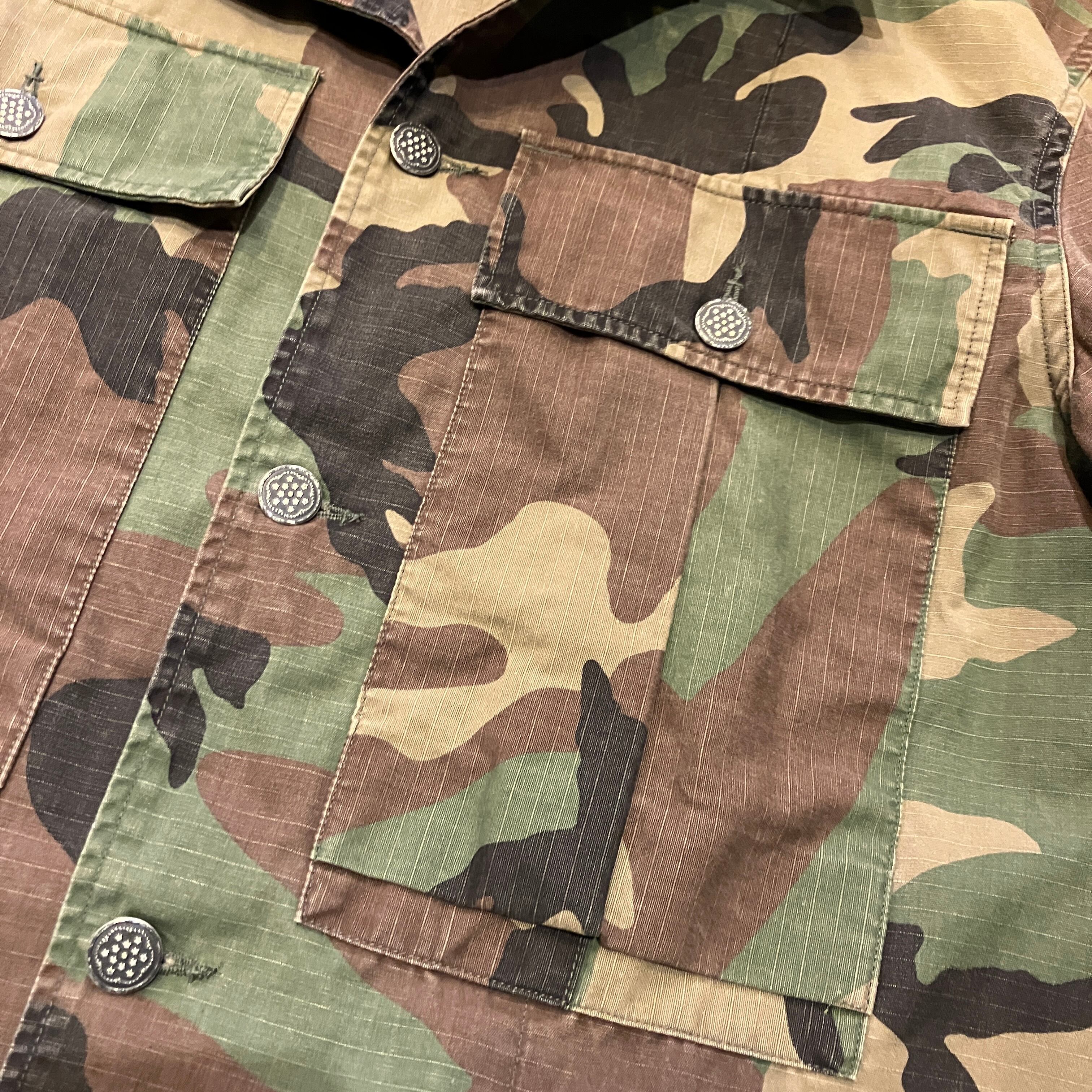 RRL CAMO MILITARY SHIRT RON HERMAN別注 | safarionline
