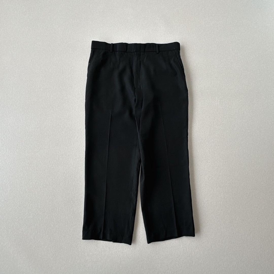 80s USA製 リーバイス アクションスラックス タロンジップ ブラック