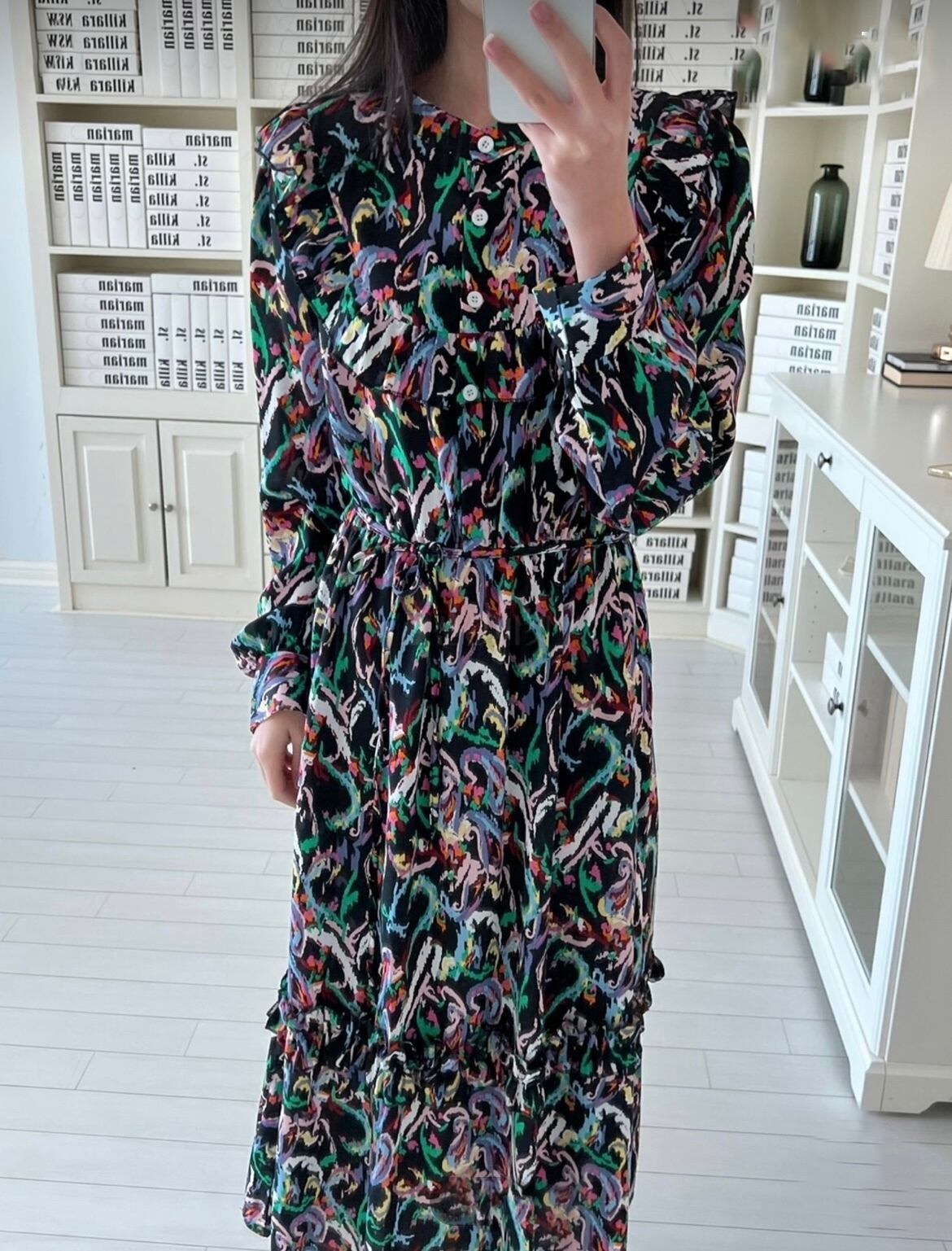 2color / フローラルプリントワンピース