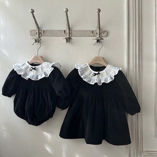 【BABY&KID】コーデュロイプリンセスロンパース、ワンピース
