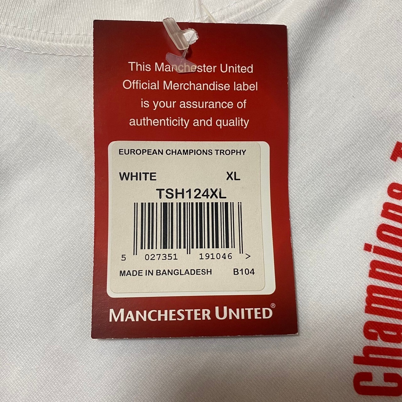 1998/99 MANCHESTER UNITED Champions T-shirt