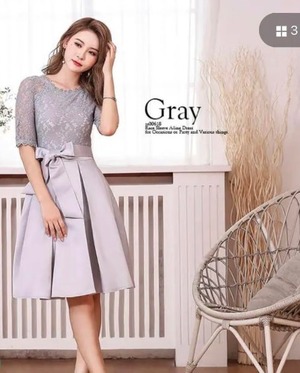 送料無料 未使用 発表会 舞台衣装 パーティ フォ－マル ウエストリボン ワンピ－ス 9号 M [OPN2579]