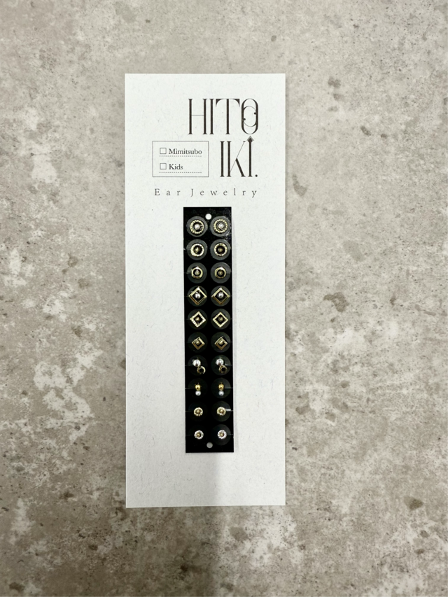 耳ツボジュエリーGold＆Silverシンプル3 (金アレ対応素材)