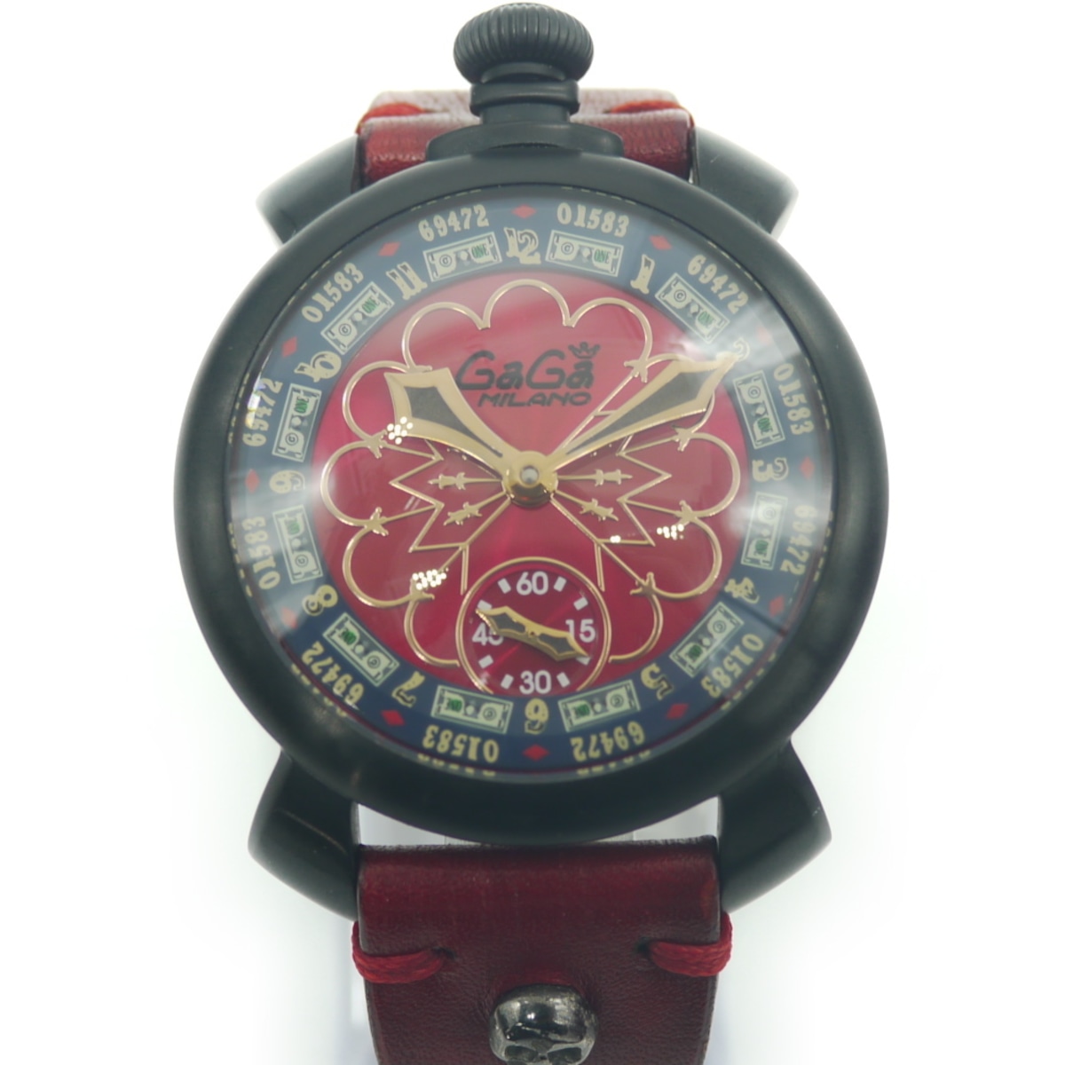GaGa MILANO ガガミラノ マヌアーレ 48mm ラスベガス 5012LV02-RED 300 