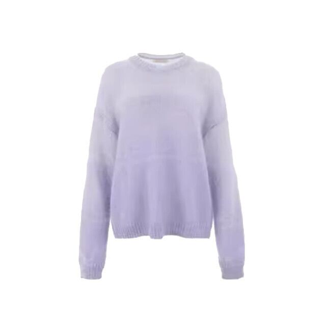 袖がかわいいパープルニット^_^ ZARA（ザラ） 美品 長袖 セーター S パープル ニット レディース 古着
