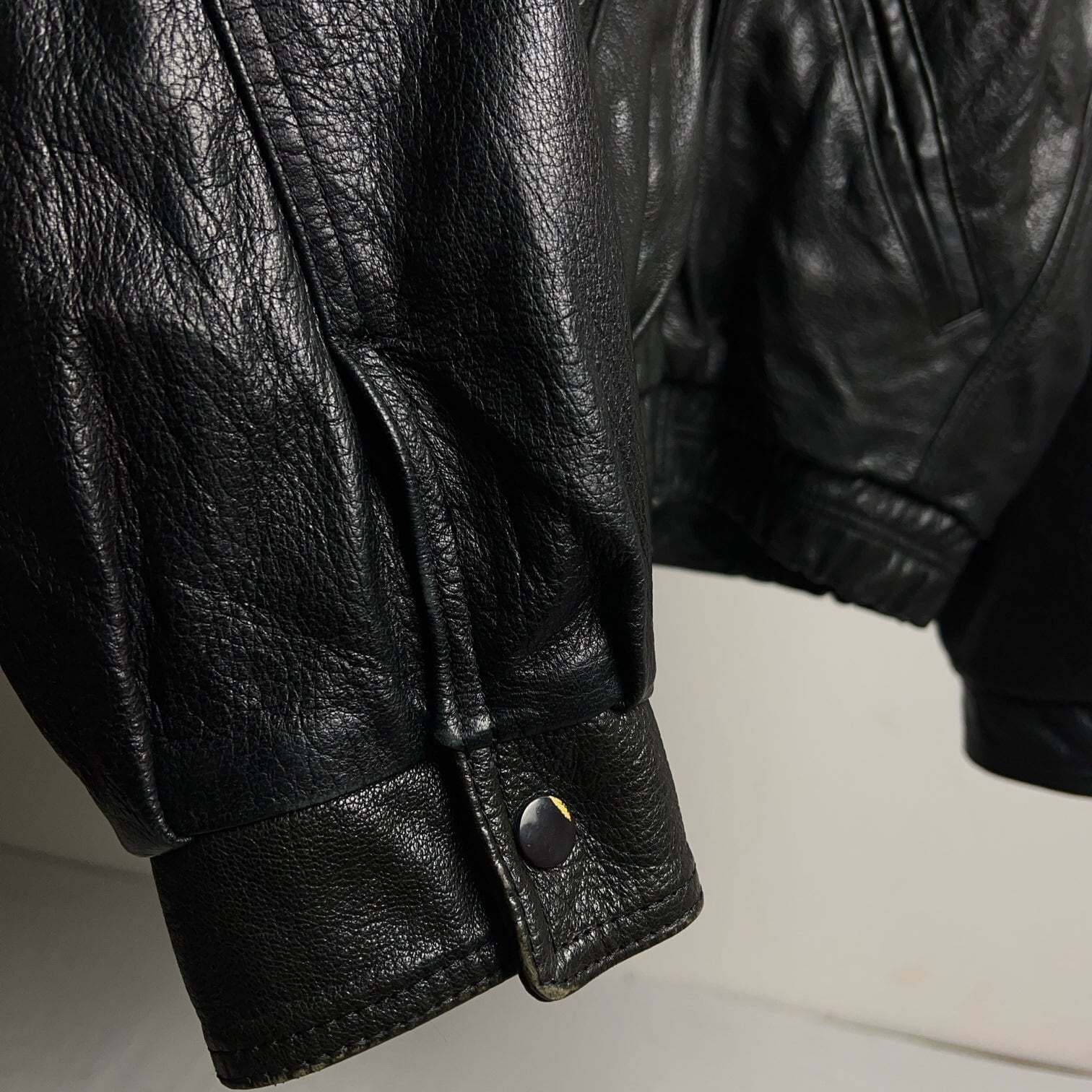 old COACH フルジップレザージャケット 名作 トラッカー XL 90's~00's 