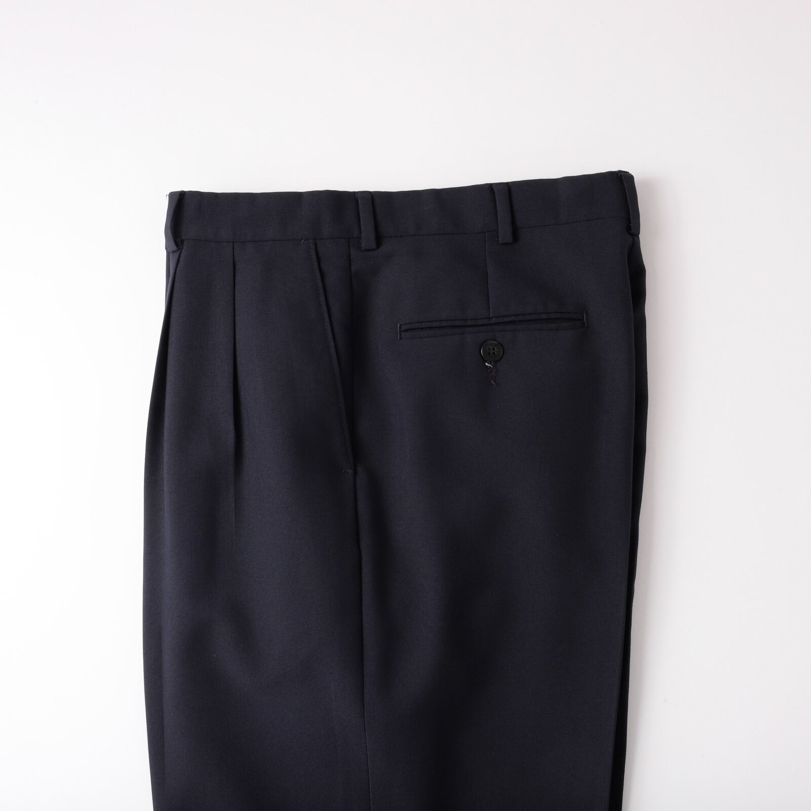 コムデギャルソン　ツータックワイドテーパードスラックス　90s ダークネイビー 楽天市場】COMME des GARCONS コムデギャルソン パンツ