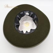 フラメンコ 衣装 コルドベス ハット グリーン系 アントニオガルシア ANTONIO GARCIA 緑 帽子 ぼうし つば リボン テープ ダンス用 舞台 発表会 つば付き シンプル 無地 練習 レッスン おしゃれ 小物