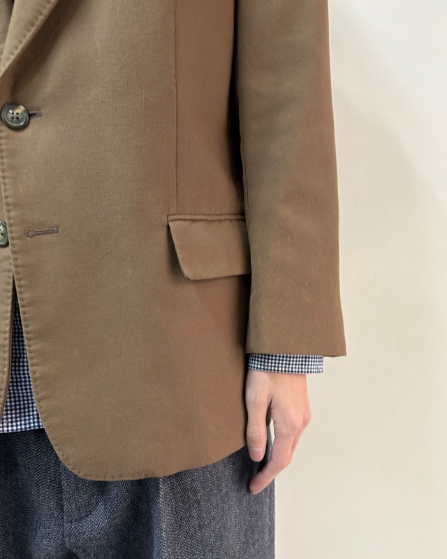 【Maison Margiela】peaked lapel single tailored jacket