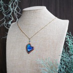 陶器ネックレス  みずたまり no.11  ハート