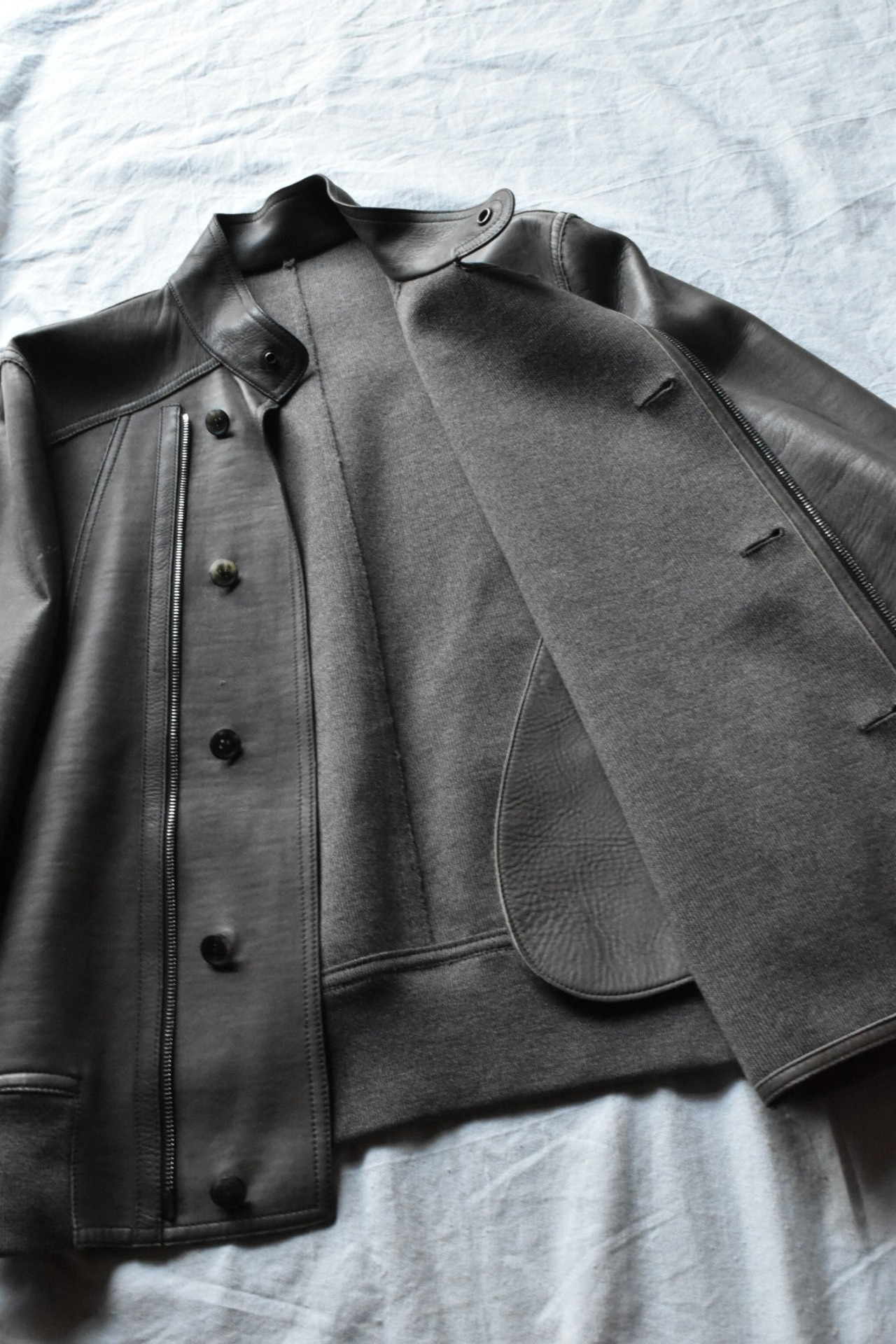 "Louis vuitton" Lamb leather rider's jacket