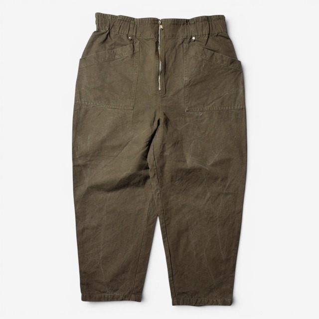 00s BANANA REPUBLIC リネンコットン パンツ オリーブ