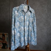 70s sears kingsroad all over pattern shirt