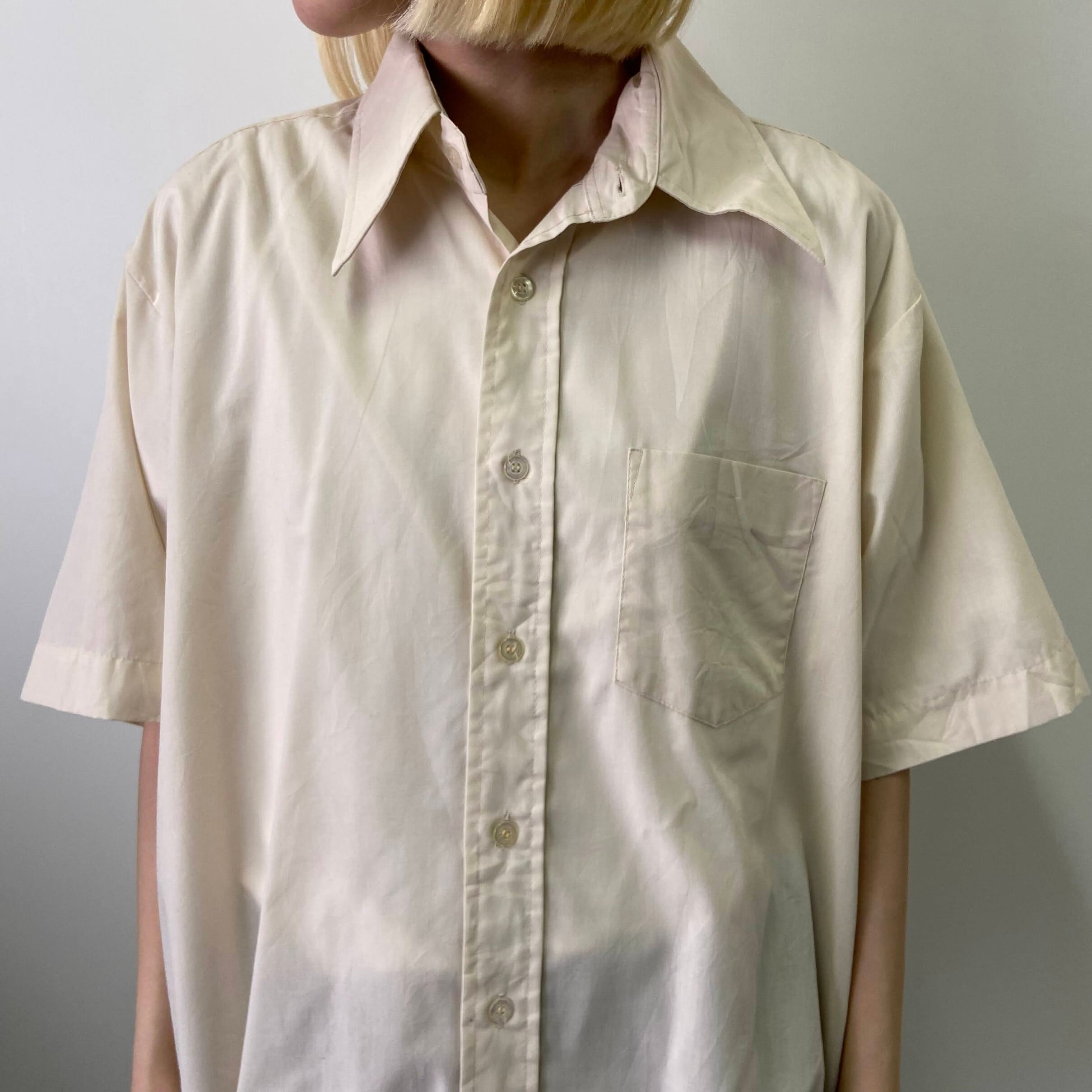 vintage 70s シャツ　半袖シャツ