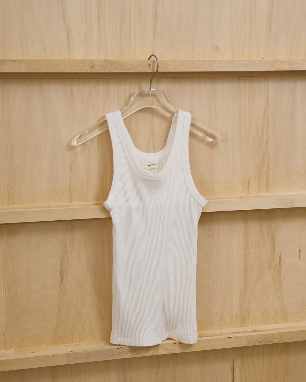 TODAYFUL(トゥデイフル) Useful Seamless Rib Tanktop | サウス