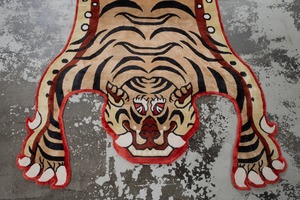 Tibetan Tiger Rug 《Lサイズ•シルクNIGOモデル072》チベタンタイガーラグ