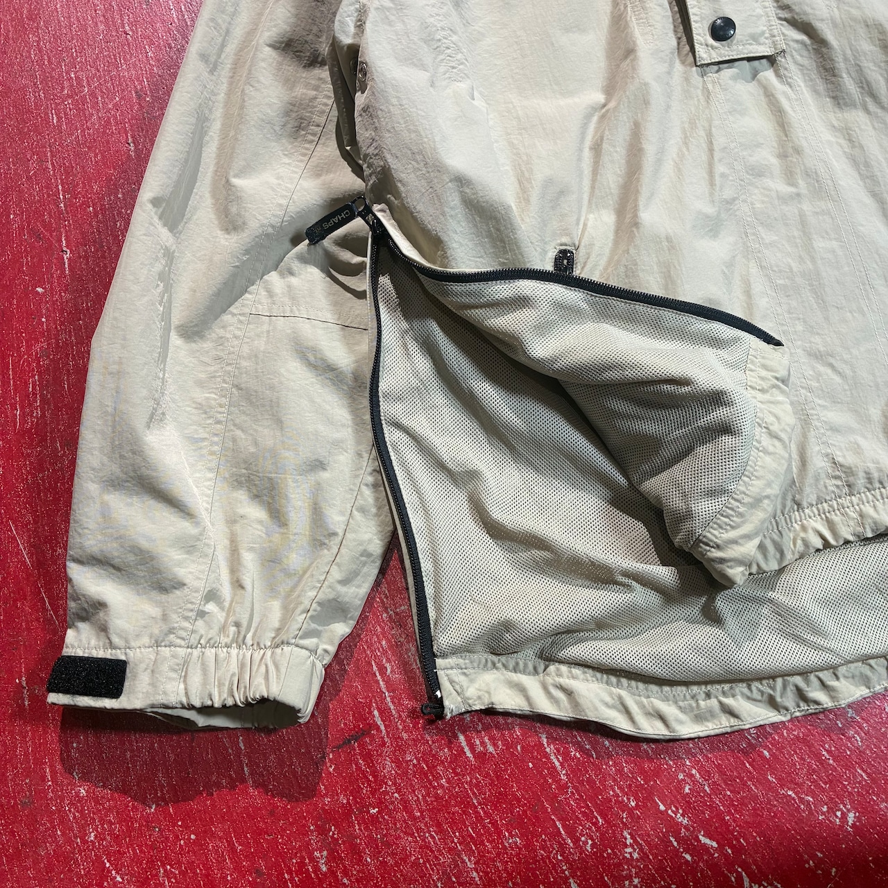 90s CHAPS RALPH LAUREN ナイロンアノラック ベージュ