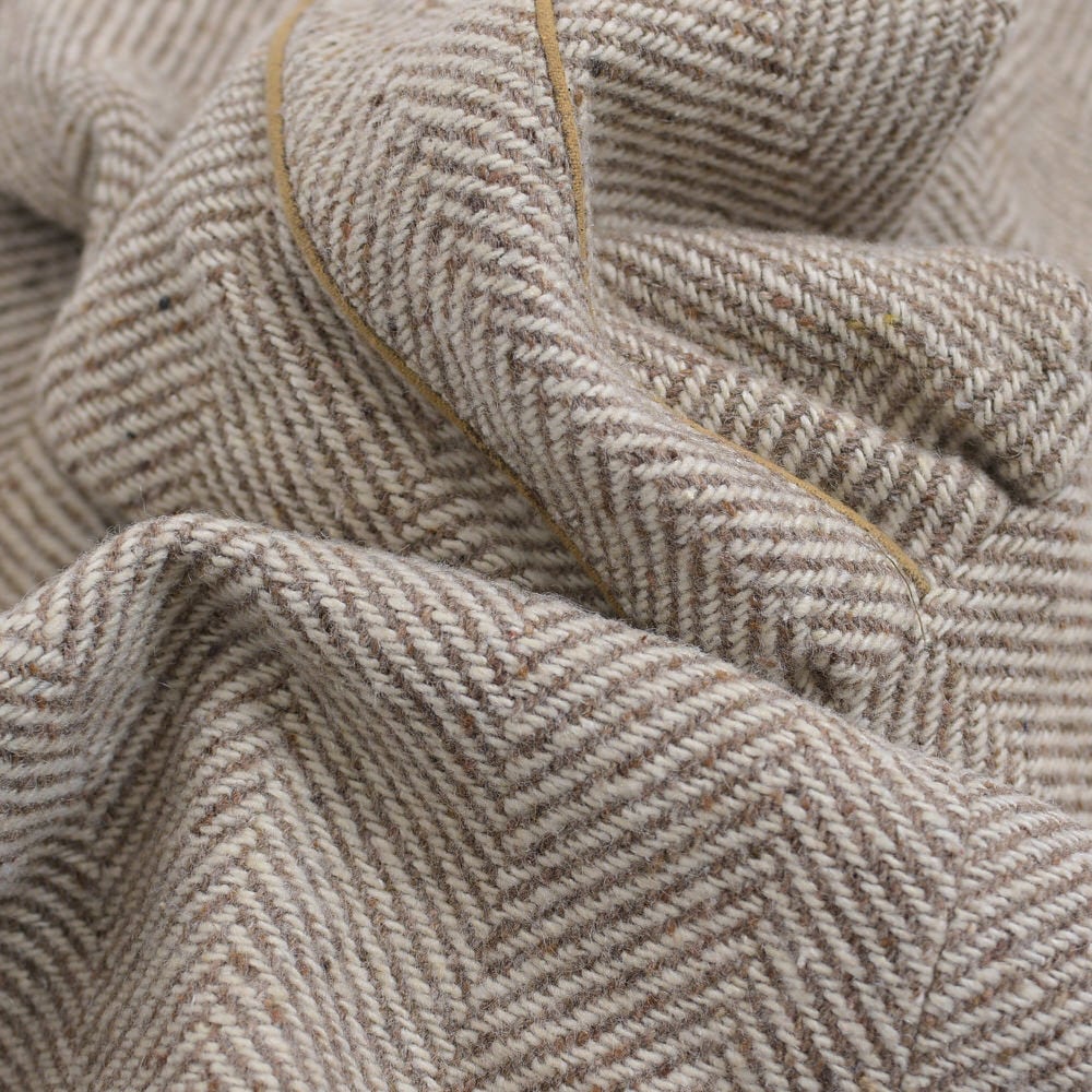 60~70s Eur Vintage 西ドイツ製 ヘリンボーン ツィード 60~70s Eur Vintage 西ドイツ製 ヘリンボーン ツィード