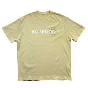 REMAKE LOGO TEE SHIRT -ASH YELLOW-