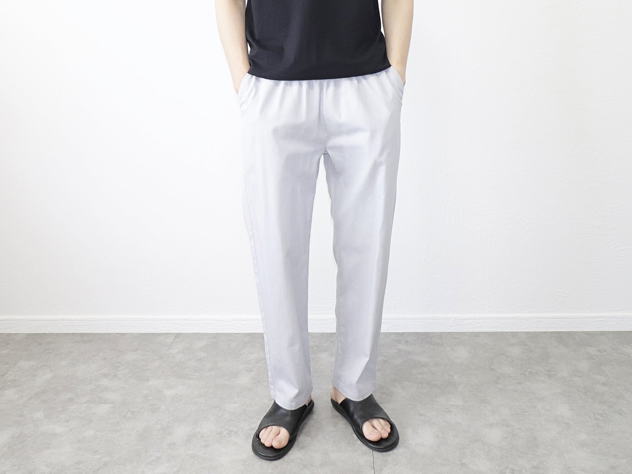 have a good day / 【KATSURAGI】TROUSER RELAX PANTS - SILVER.GRAY　ハブアグッドデイ / リラックストラウザーパンツ