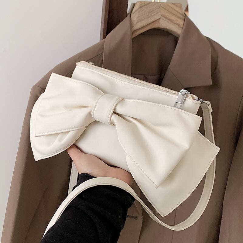 リボンワンショルダー 大人ガーリー スウィート キュート カジュアル メッセンジャーバッグ Tiancai_Wing_Bag60917006937