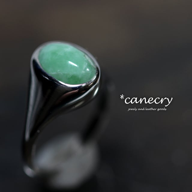 糸魚川翡翠のリング | 天然石ジュエリーの Canecry